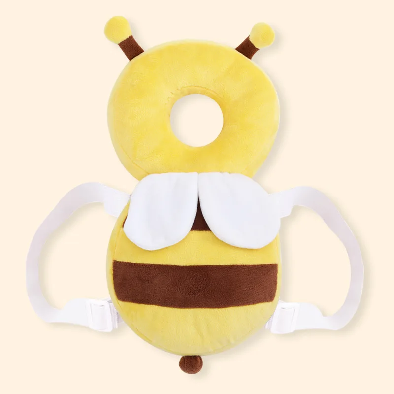 Appui-tête anti-chute pour bébé qui apprend à marcher, oreiller respirant, protection de la tête, petite abeille