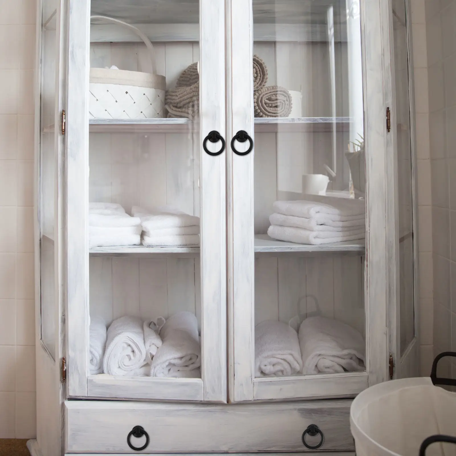 

10 шт. Изысканные ручки для шкафов из цинкового сплава, с одним отверстием, прочные, устойчивые к ржавчине, для ящиков, гардеробов, комодов, тумб