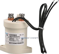 SAYOON SEV100AD SEV100BD HV Dc Contactor 100A High Power Voltagefor Charging Piles Electrical Equipment ROHS CE
