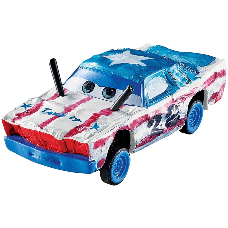 Disney Pixar Cars 3 Thunder Hollow Crash Fritter Miss Lightning Mcqueen Dr Damage 1:55 Diecast Vehicle Model Car Toy for Kid Boy