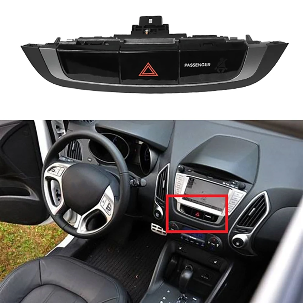 for Hyundai Tucson IX35 2012-2014 Dangerous Alarm Warning Light Double Flash Switch Danger Emergency Flashing Button