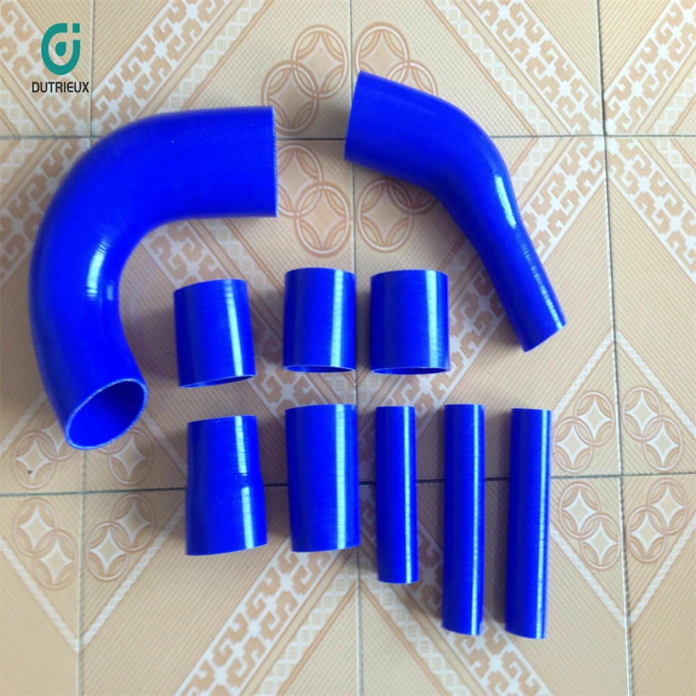 For 2008-2011 Mitsubishi Lancer EVO X Silicone Turbo Intercooler Hose Kit Blue