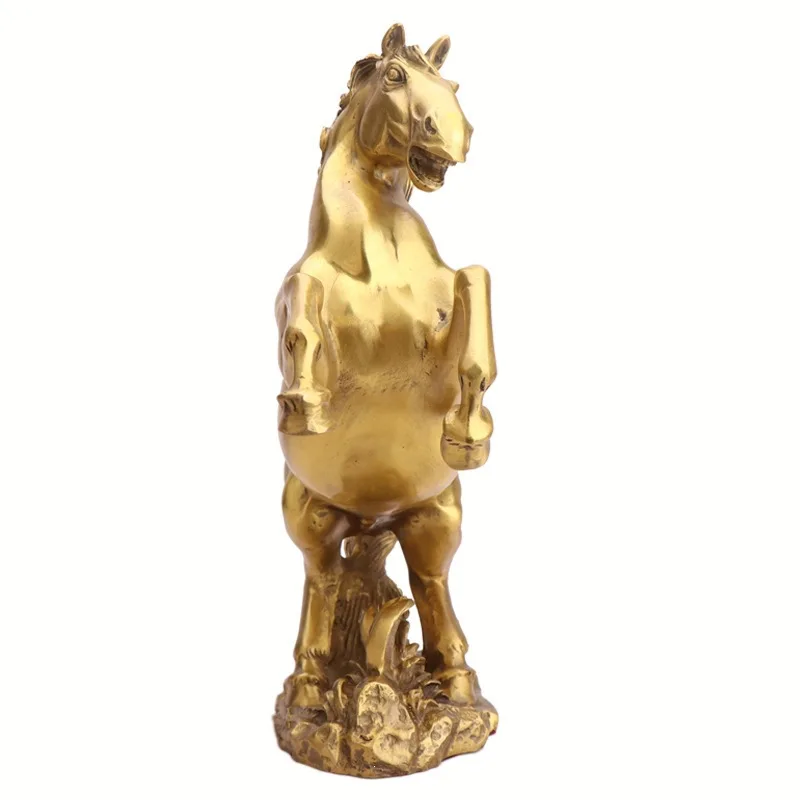 Yang Tongji Office Decoration, Zodiac , Symbolizing Success, Bronze Leaping Horse