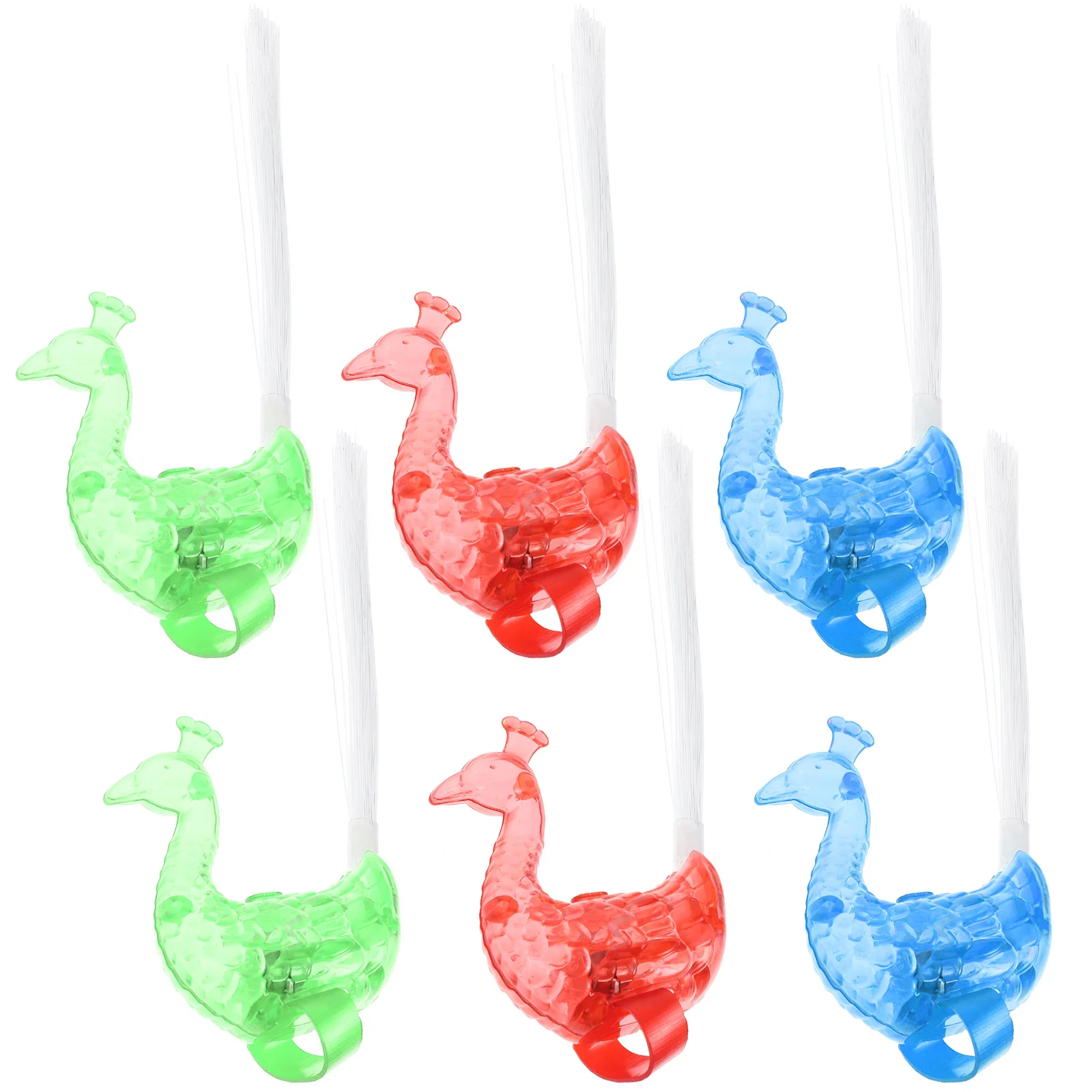 

24 шт. светящиеся палочки-павлины с цветными оптоволоконными волокнами для концертов, фестивалей, вечеринок, декоративное освещение из оптоволокна