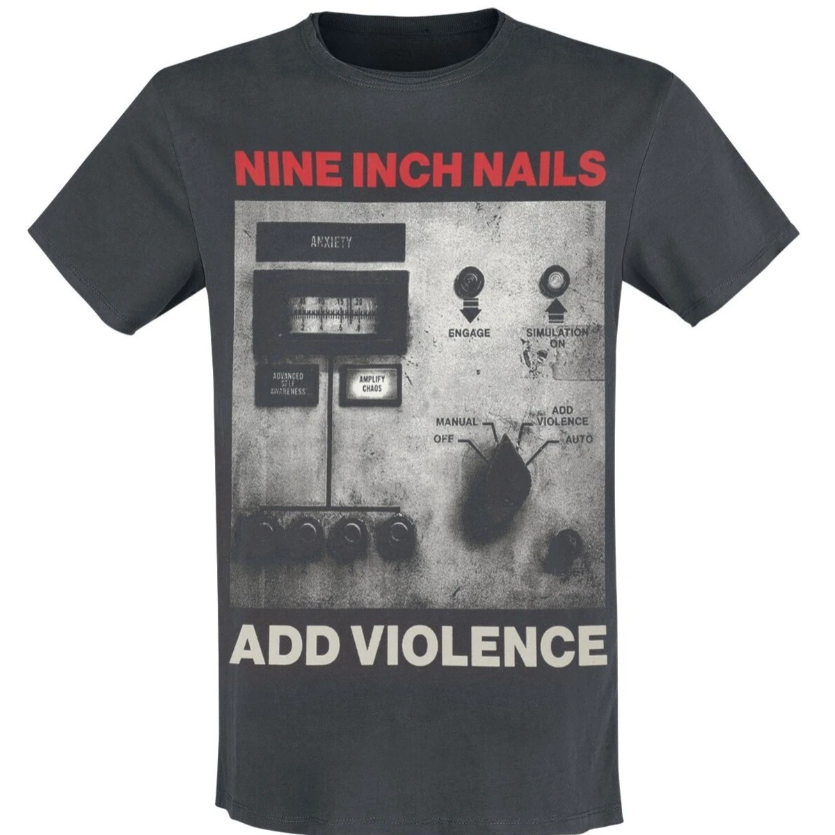 Nine Inch Nails Graphic Cotton Band T-shirt Unisex Summer Short Sleeve Fashion Brand Tee Luxury Casual Vintage Tees