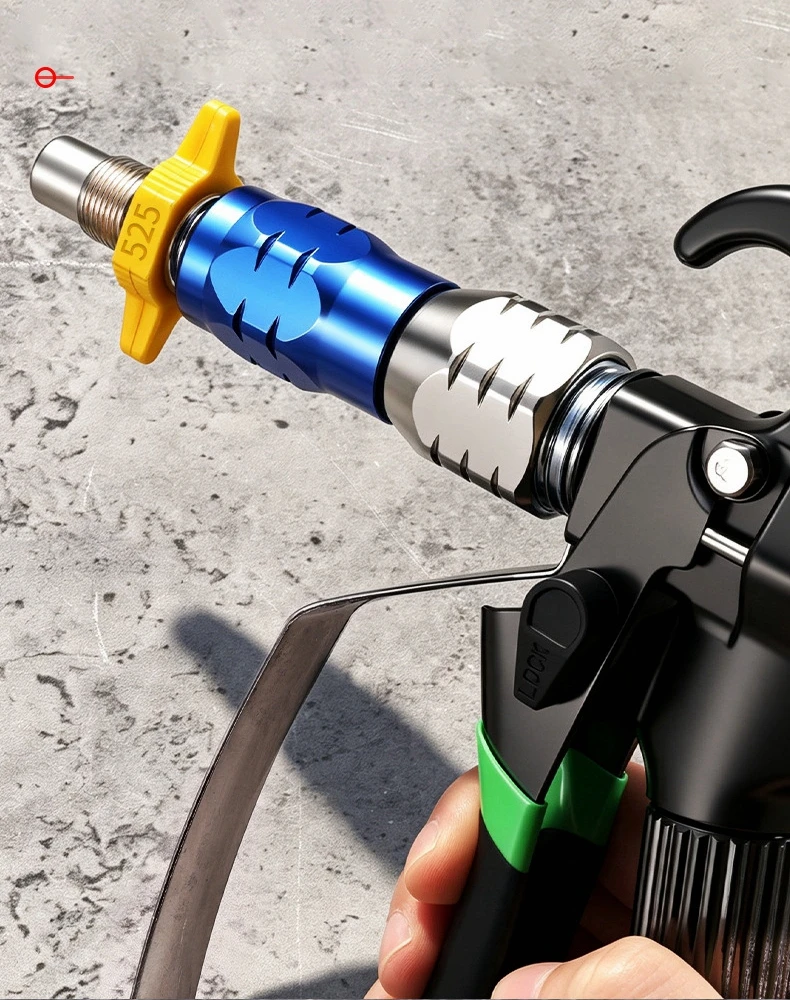 Stainless Steel Quick Connect Spray Nozzle For Airless Paint Sprayer 517-625 Anti Clog Universal Nozzle Replacement Accessory