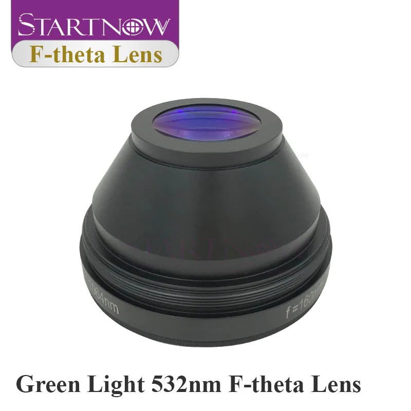 Startnow F-theta Scan Lens 532nm Green Light Laser Marking Machine Galvo System M85 Thread Scan Field 70x70mm Optical Scan Lens