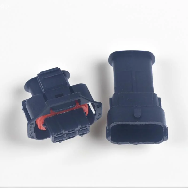 Conector diesel automático de 3 pinos de qualidade para bomba de injeção, plugue do sensor de virabrequim de pressão macho/fêmea para 1928404227 1928403966