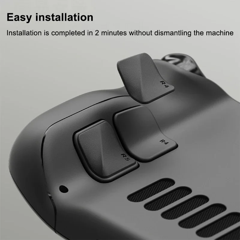 4PCS Back Button Enhancement Set For Steam Deck OLED Games Console Grip Improvement Button Protection Kit For Steam Deck LCD