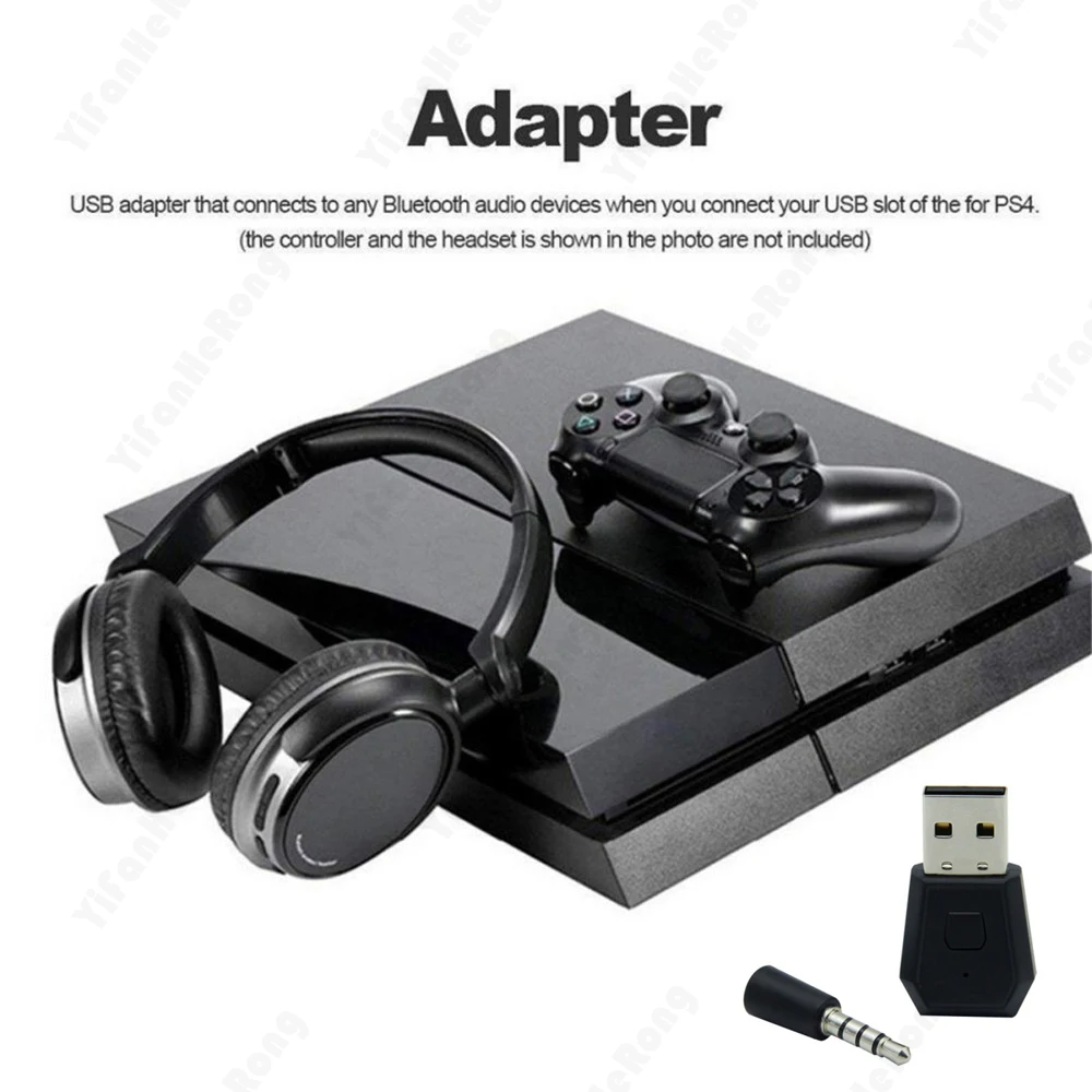 USB Adapter Bluetooth-compatible Transmitter 4.0 For PS4 Playstation Bluetooth-compatible Headsets Receiver Headphone Dongle