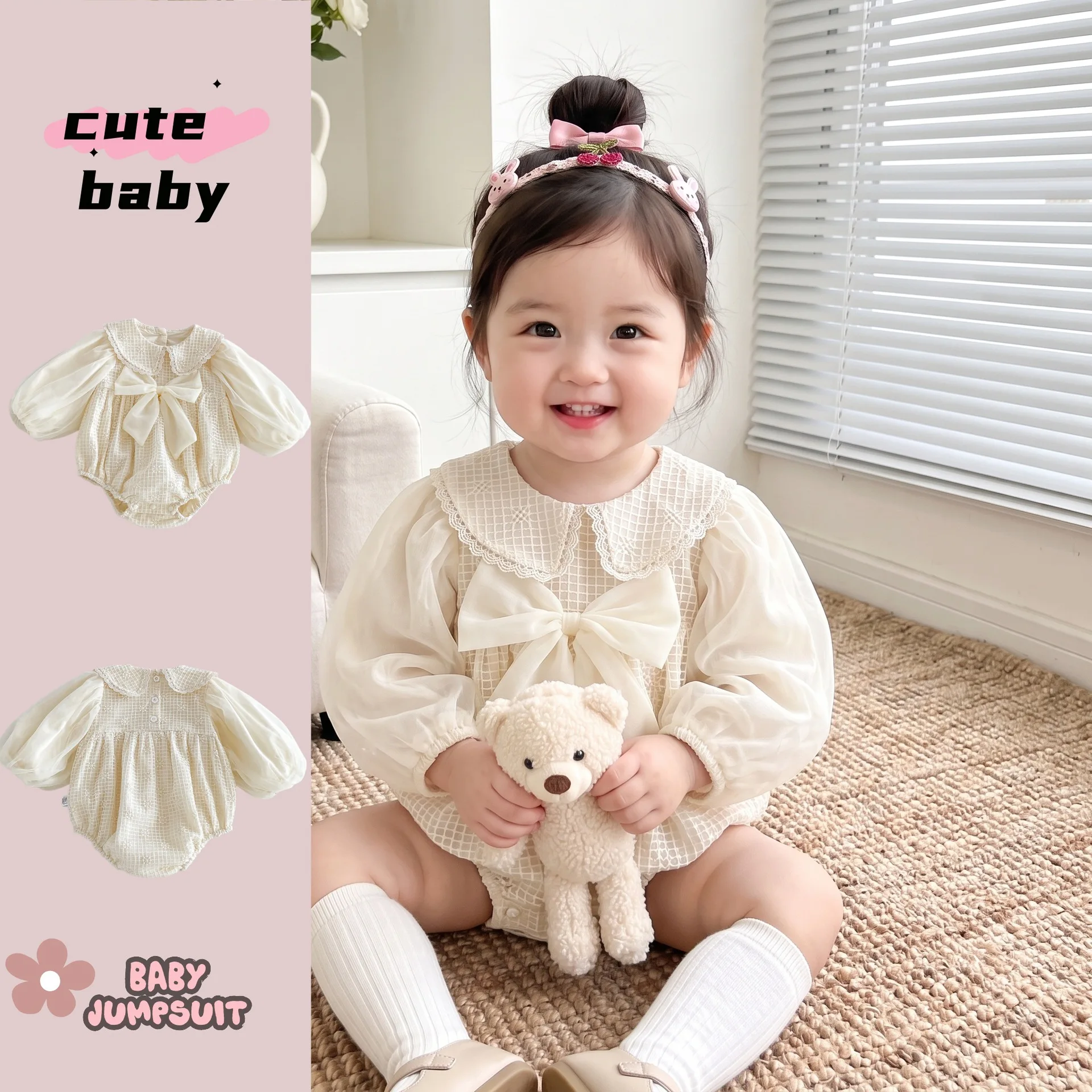 conjunto-de-ropa-coreana-para-ninas-otono-2026-con-lazo-de-encaje-cuello-de-muneca-estilo-princesa-manga-larga-para-bebes