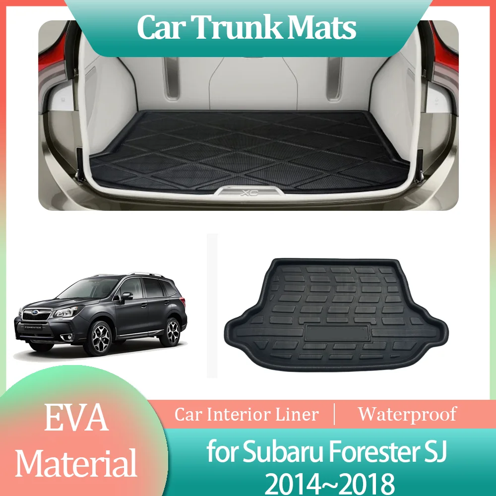 

Car Trunk Mat for Subaru Forester SJ 2014~2018 2015 2016 Waterproof Anti-Slip Inside Liner Trunk Cargo Tray Pad Part Accessories