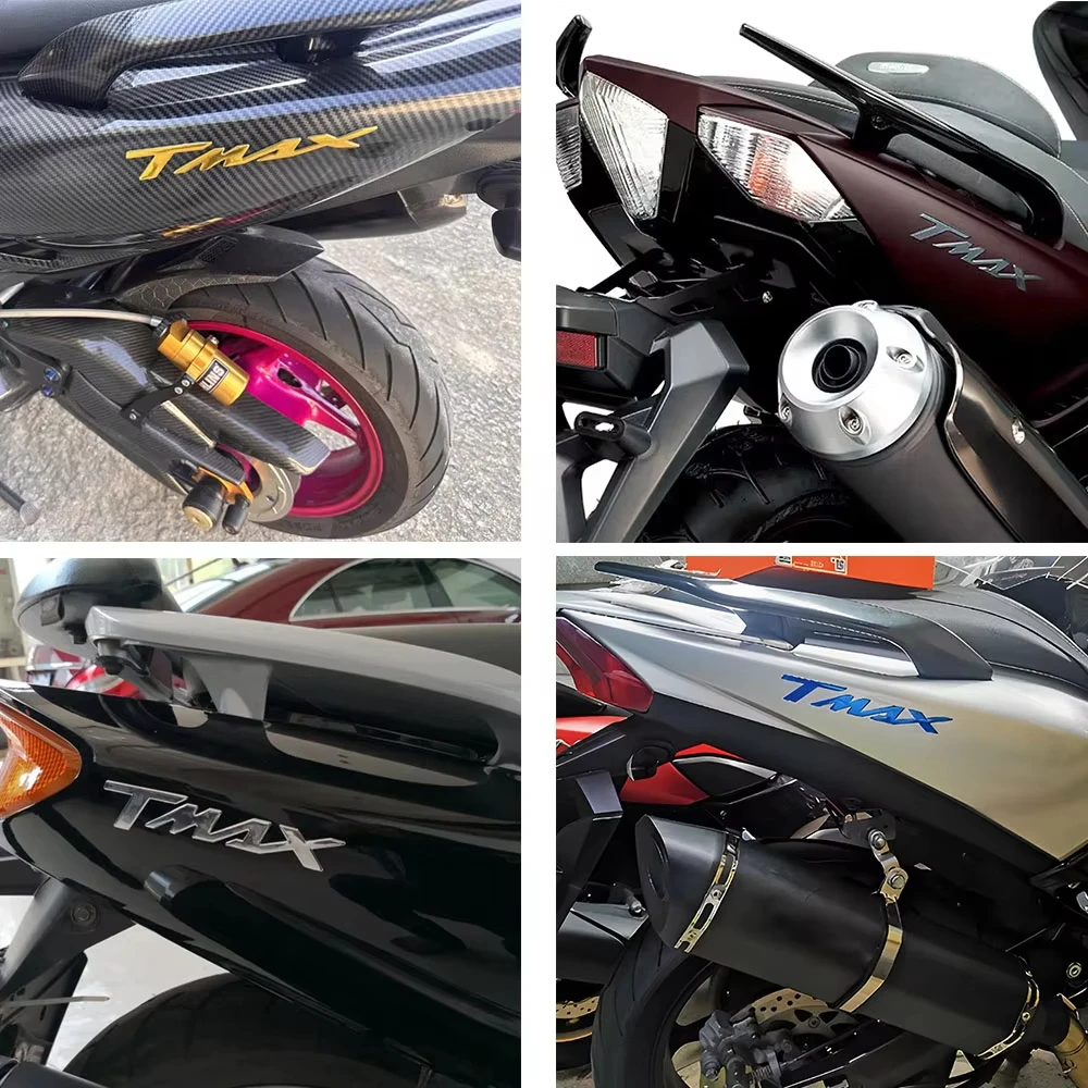 دراجة نارية خزان شعار التسمية شارة ملصقات دراجة نارية الشارات لياماها TMAX T-MAX 500 530 560 TMAX500 TMAX530 TMAX560 ملصقات #2