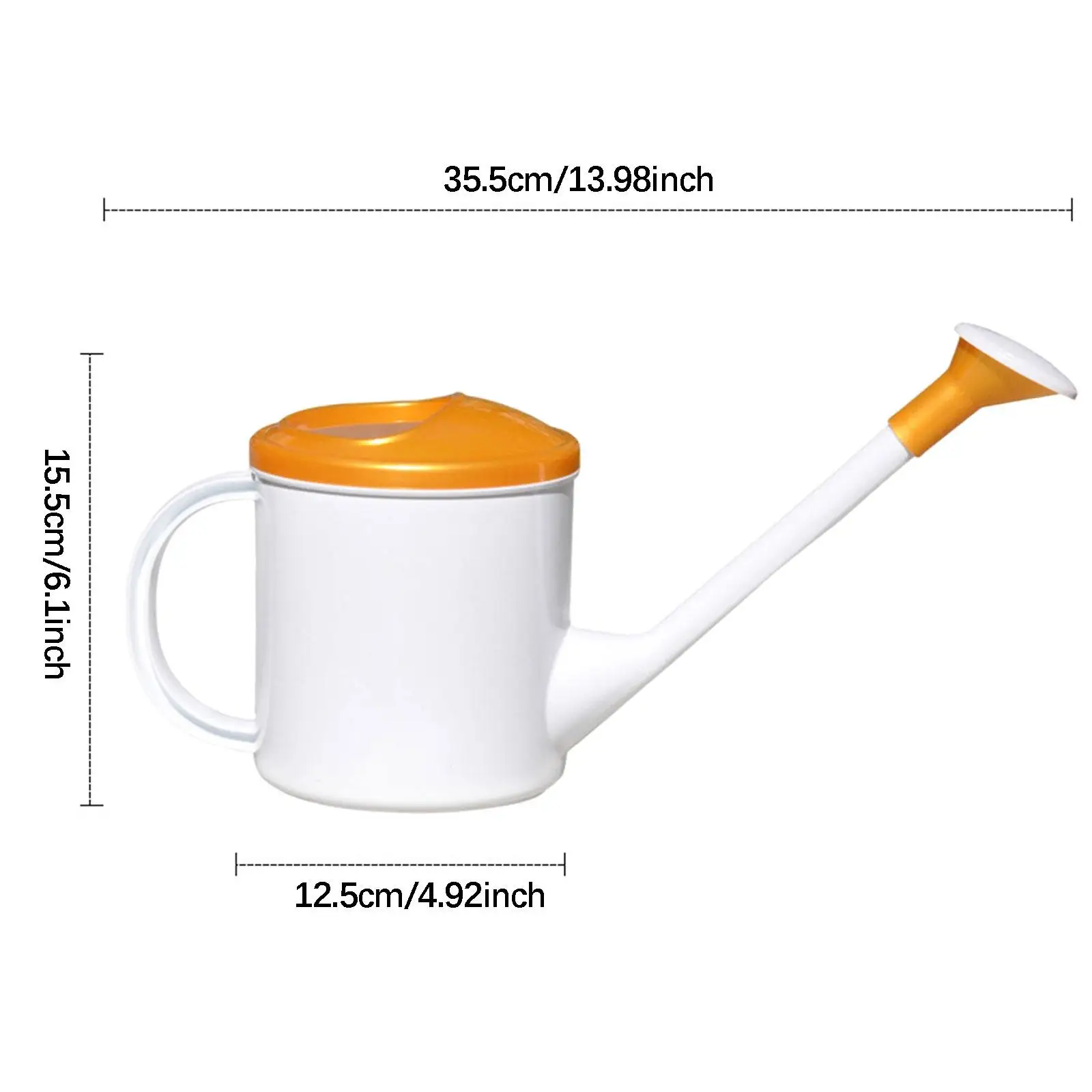علبة سقاية 1.5 لتر علبة مياه محمولة لنباتات الزهور الداخلية في الحديقة