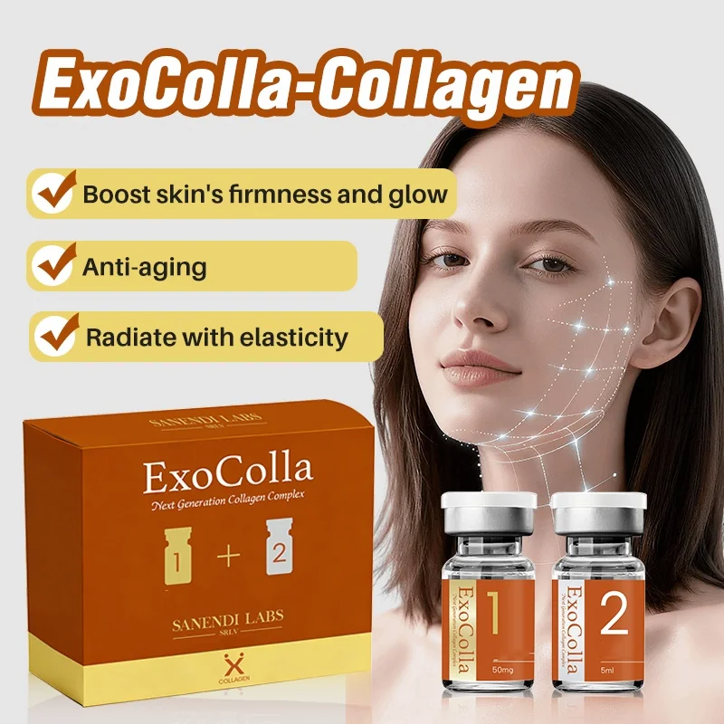 

EXOColla Stem Cell NAD+Dr.Pen Serum Facial Serum With PDRN Collagen Hydrating Firming Skin Booster 2Vials