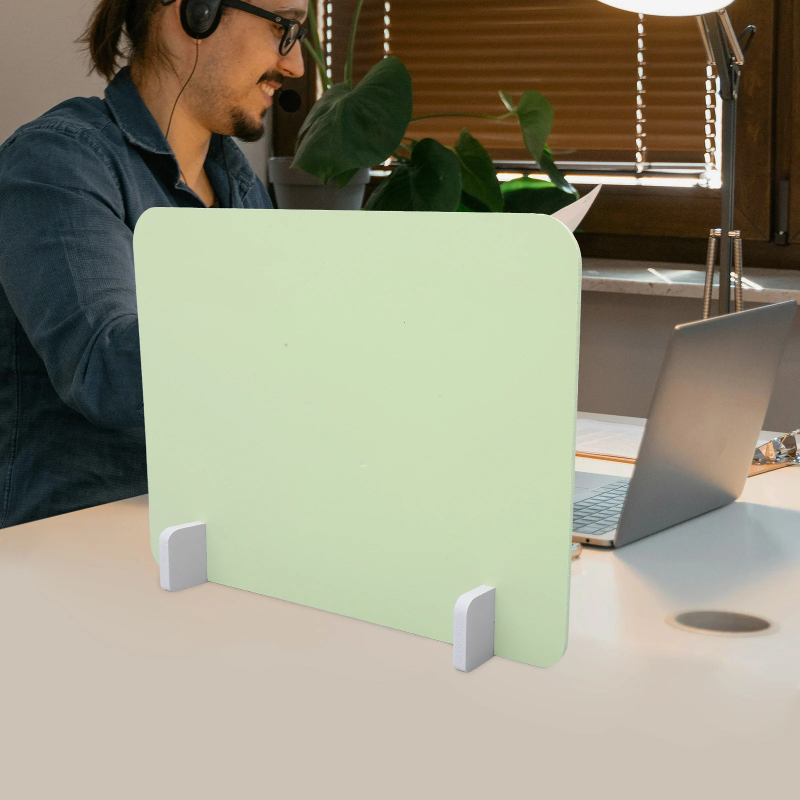 

1 Set Desktop Divider Panel Sneeze Guard For Desk Privacy Countertop Barrier For Office Classroom Students Portable Divider