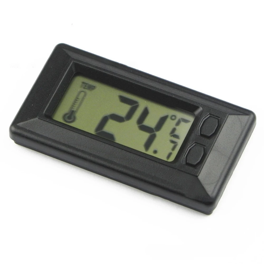 Practical Car Electronic Thermometer Ultra-thin Large-screen Lcd Display Interior Digital Thermometer Acesssories