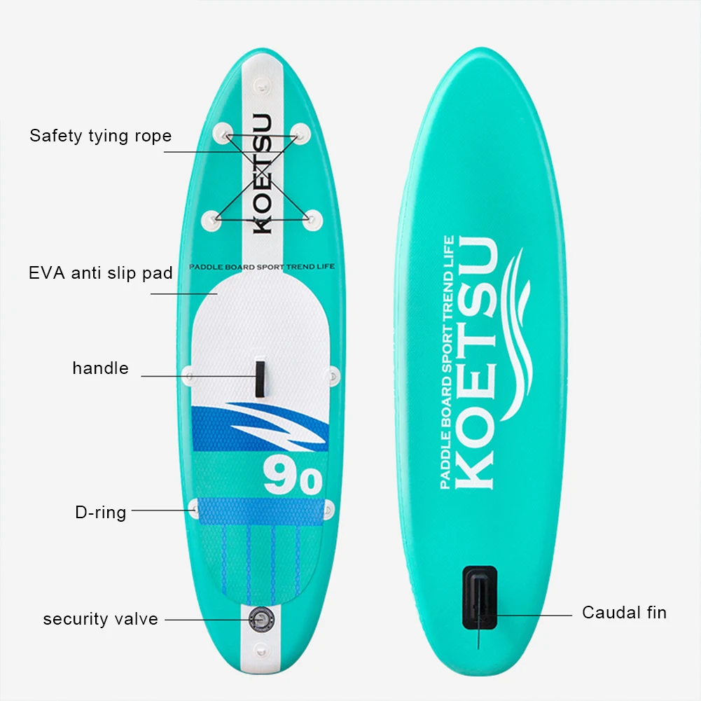 Inflatable Stand Up Paddle Board with Balanced Wing Design and Durable SUP Accessories Stable Inflatable Paddle Boards