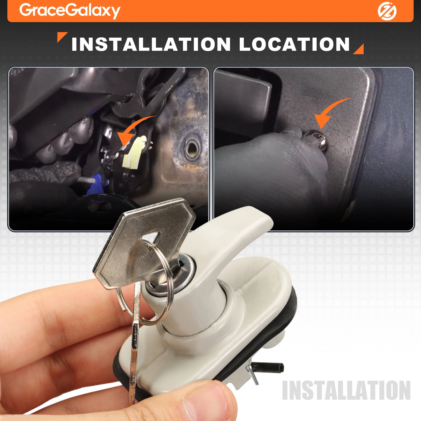 Interrupteur de hayon de voiture avec 2 clés 7701029070 7701460762 pour Renault pour R4 4L