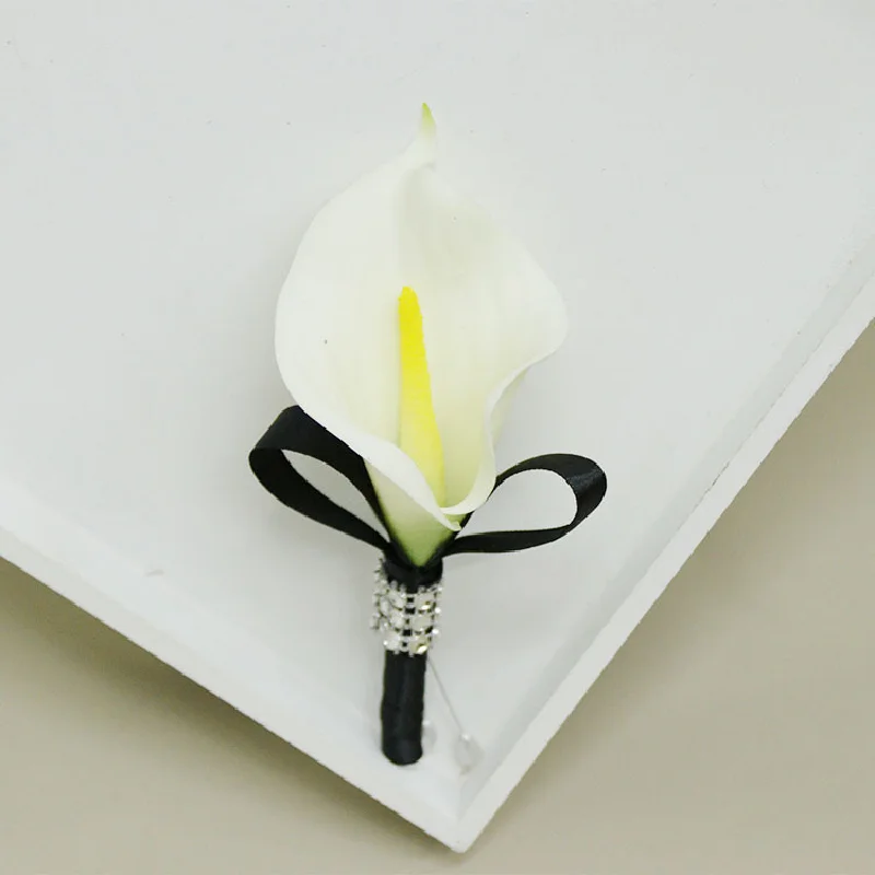 Boutonniere 및 손목 코르사그 웨딩 용품, 웨딩 플라워 아트 시뮬레이션 플라워, 비즈니스 축하 하객 434