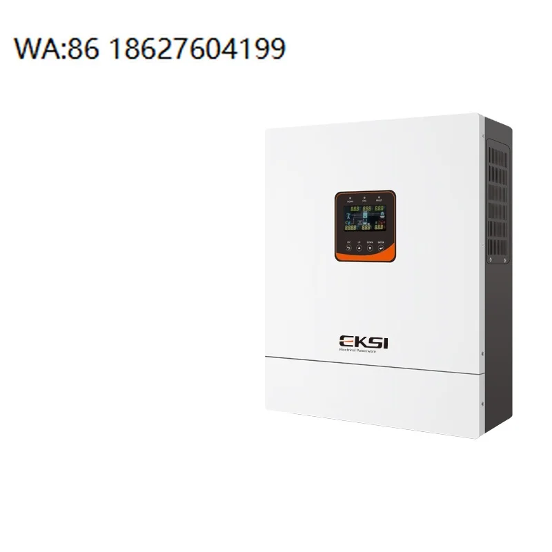 

Лучший солнечный инвертор мощностью 5,5 кВт для домашнего использования, гибридный инвертор MPPT для солнечных систем, работающий как в автономном, так и в сетевом режиме.