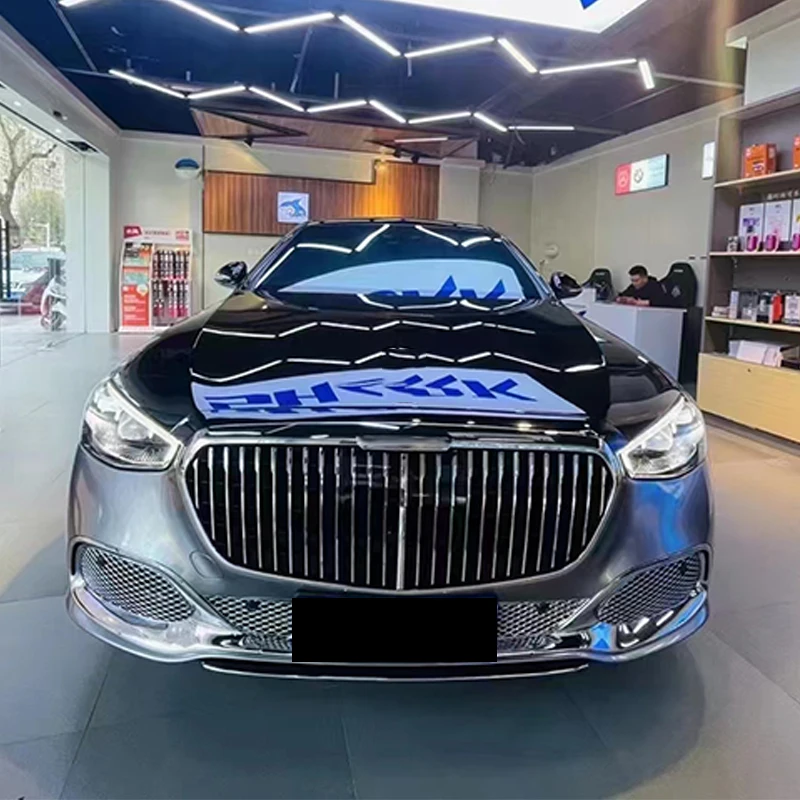 SクラスW223用SXLL、マイバッハボディキットへのアップグレード、W223改造用マイバッハバンパー、バンパースラウンド