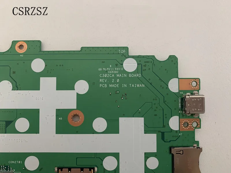 For ASUS C302C C302CA Laotop Motherboard with M3-6Y30 CPU 4GB RAM Mainboard  Tested