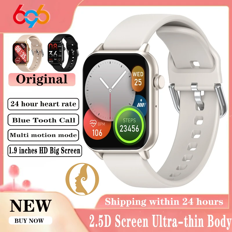 NFC Weather Smart Watch Men Women Blue Tooth Call Sport Fitness Push Message 2.5D Curved Screen Heart Rate Music Lady Smartwatch