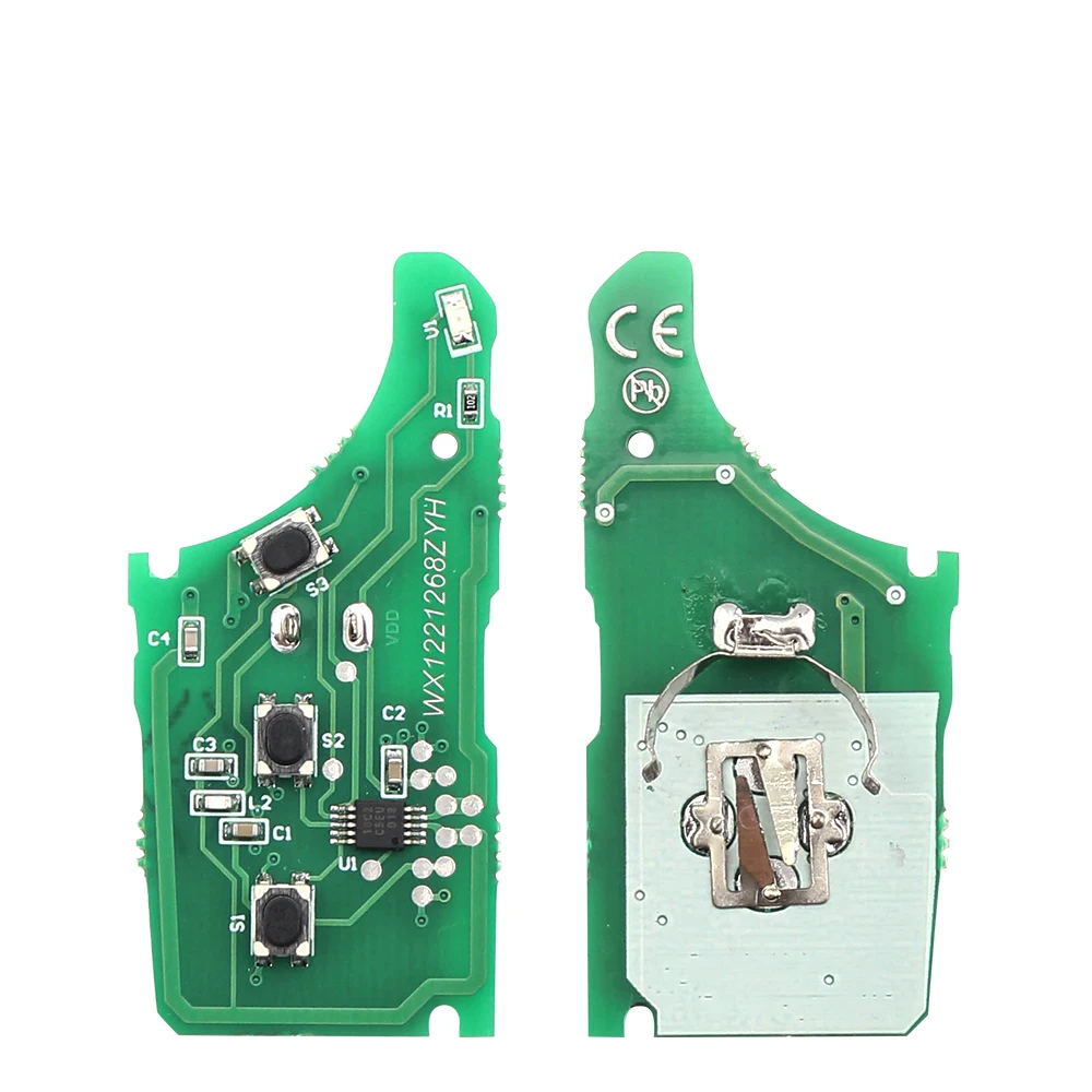 KEYYOU Do Hyundai Zdalny kluczyk samochodowy Do Hyundai I30 IX35 Tucson SONATA NF 433Mhz ID46 Chip 3 przyciski TOY40 Blade