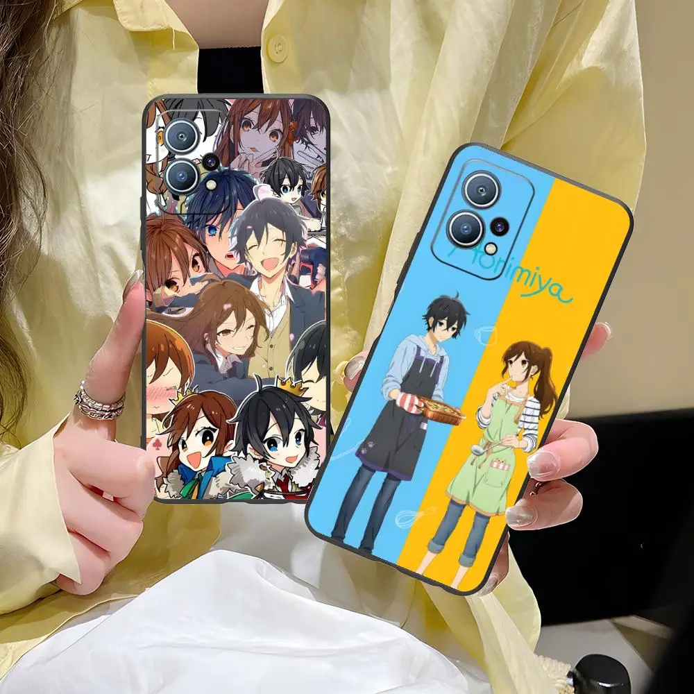 

Anime Horimiya Mobile Phone Case for Huawei P60 P50 P40 P30 P20 P10 P9 P8 Pro Lite Plus Black Cellphones Luxury Smartphone