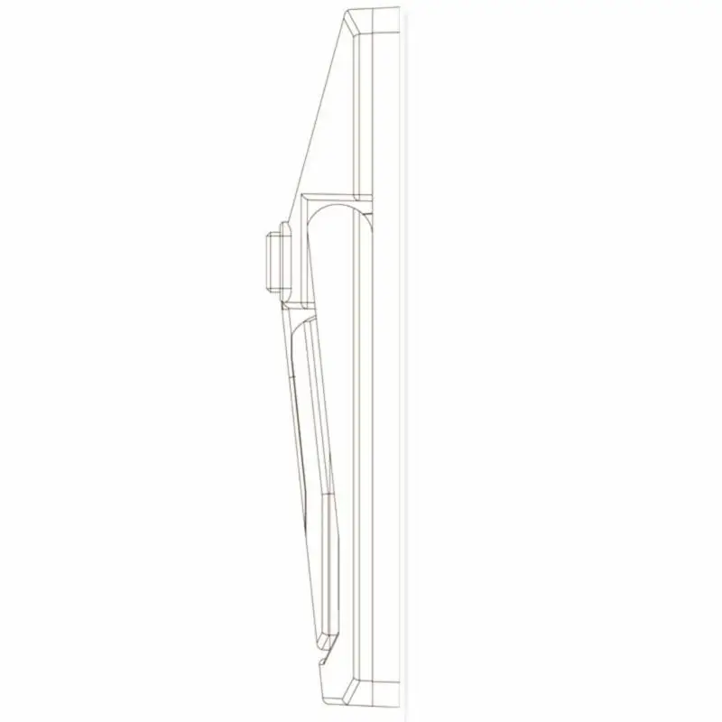 

652F Portable Invisible Laptops Stand Zinc Alloy Mini Foldable SelfAdhesive for B330S 14IKBR with Adjustables Angled