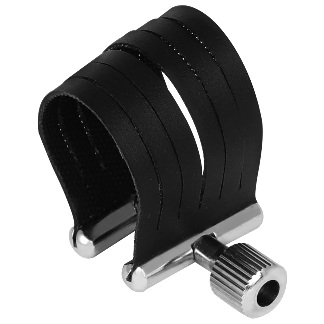 Alto Saxophone Mouthpiece Clamp Reed Fastener Clip for Soprano/Alto/Tenor Saxophone Woodwind Instrument Accessories