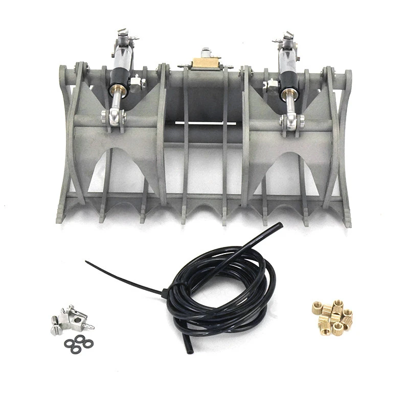 LESU Für 1/14 AOUE LT5 Hydraulischer Kompaktlader mit Metall-Hydraulikklauen-Modell Spielzeug-Aufsatz RC-Zubehör – Detail 7
