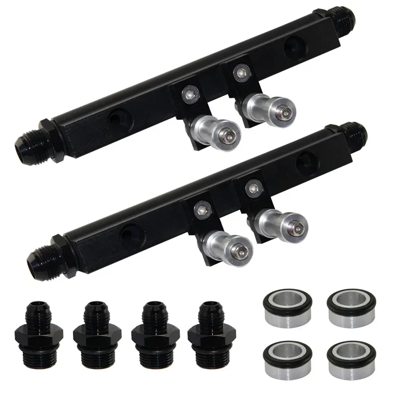 Top Feed Oil Fuel Injector Rail w/ Fitting Kit For Subaru Impreza WRX STI EJ20 EJ25 Engines Only Turbo