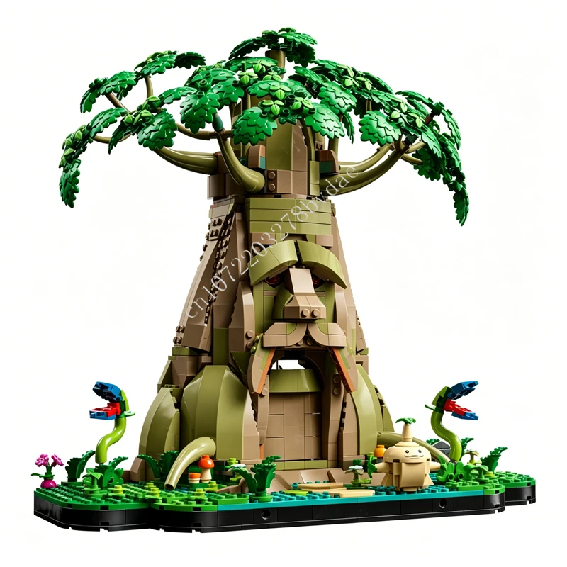 2024PCS Great Deku Tree 2-in-1 MOC Creative street view Model Building Blocks Architecture DIY Education Assembly Model Toys