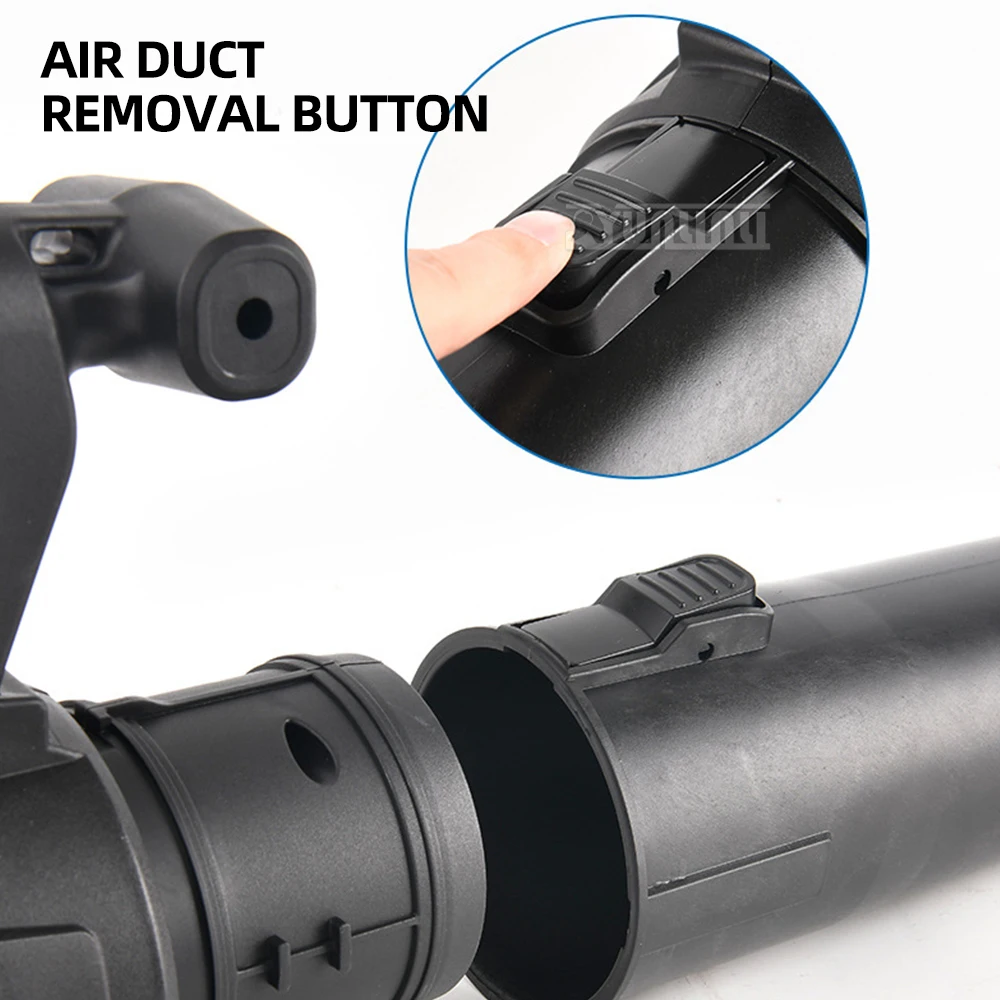 Электрический вентилятор, 6-ступенчатый регулируемый беспроводной бытовой вентилятор для выдувания листьев, инструмент для выдувания пыли, снега