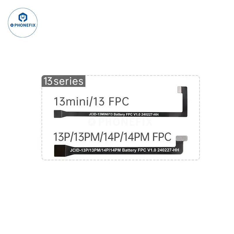 JCID-Q1 Battery Extension FPC Flex For iPhone 11 12 13 14 15 Pro Max Plus Restore Battery Health to 100% Remove Pop-up Message