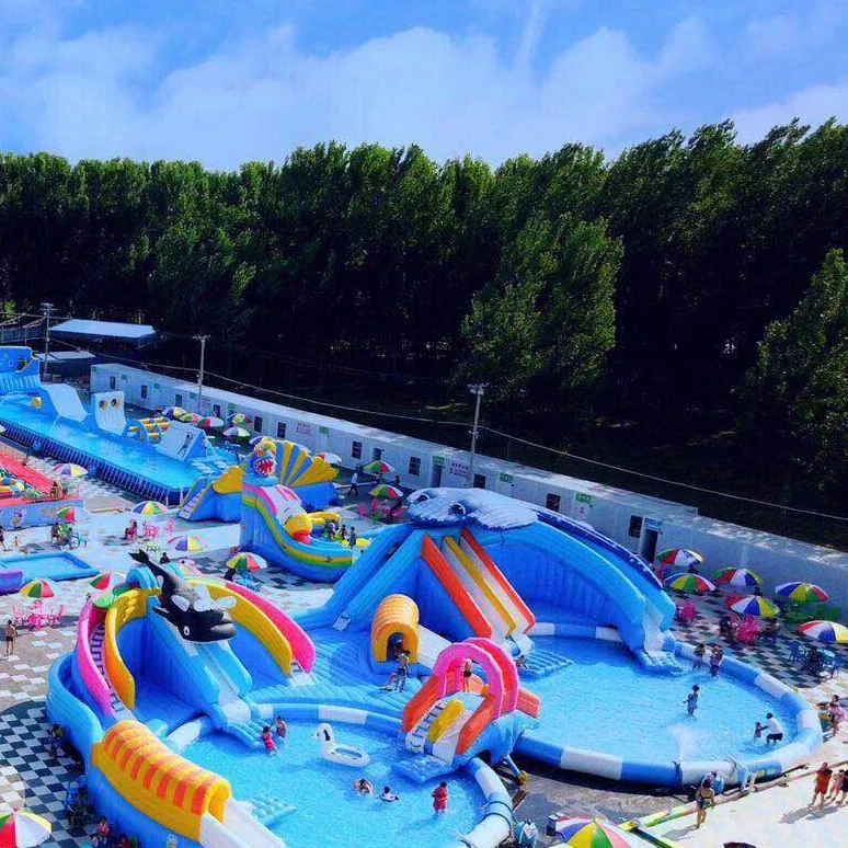 2024 High Quality Inflatable Attraction Water Park For Children And Adult