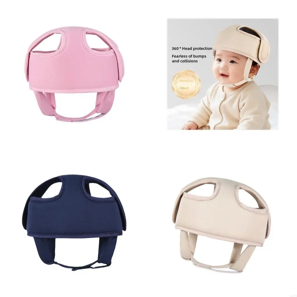 

Breathable Infant Helmet Safety Hat Feature Open Top Structure and Polyester Mesh Lining Reducing Sweat Accent