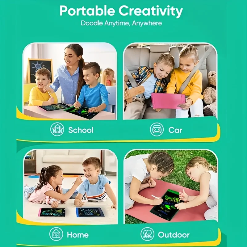 8.5 inch LCD Writing Tablet Drawing Board Kids Graffiti Sketchpad Handwriting Blackboard Drawing Board Toy Gift For Boys Girls
