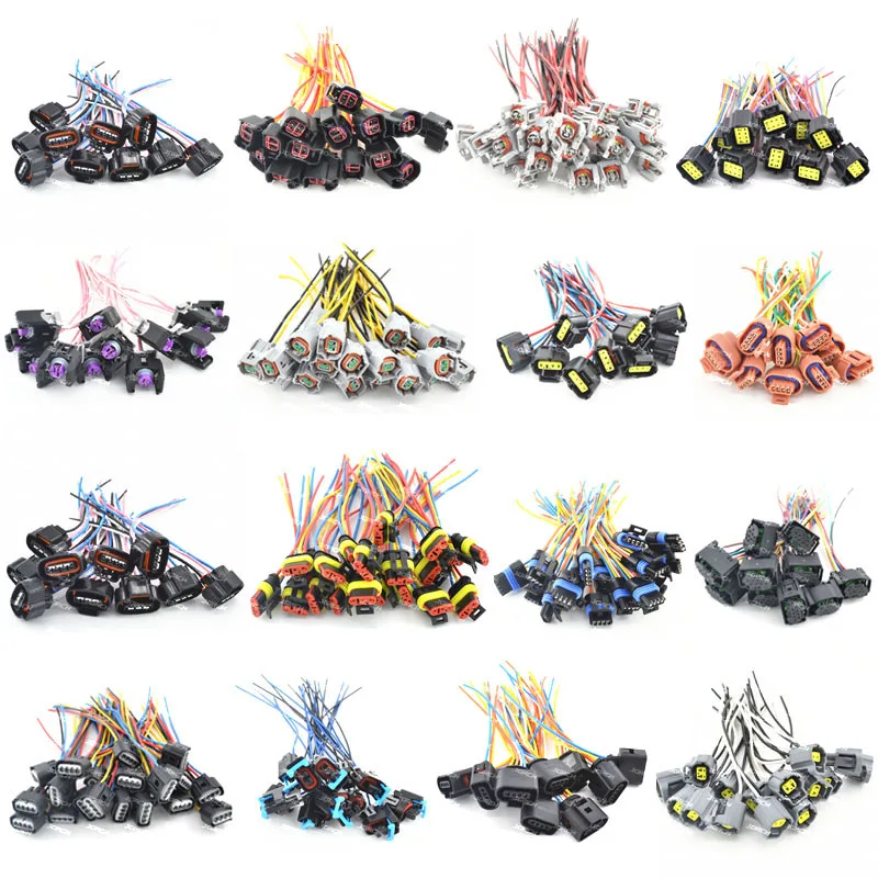 3 Pin Alternator Connector Electrical Headlight Socket Auto Wire Connector 6189-0443 90980-11349