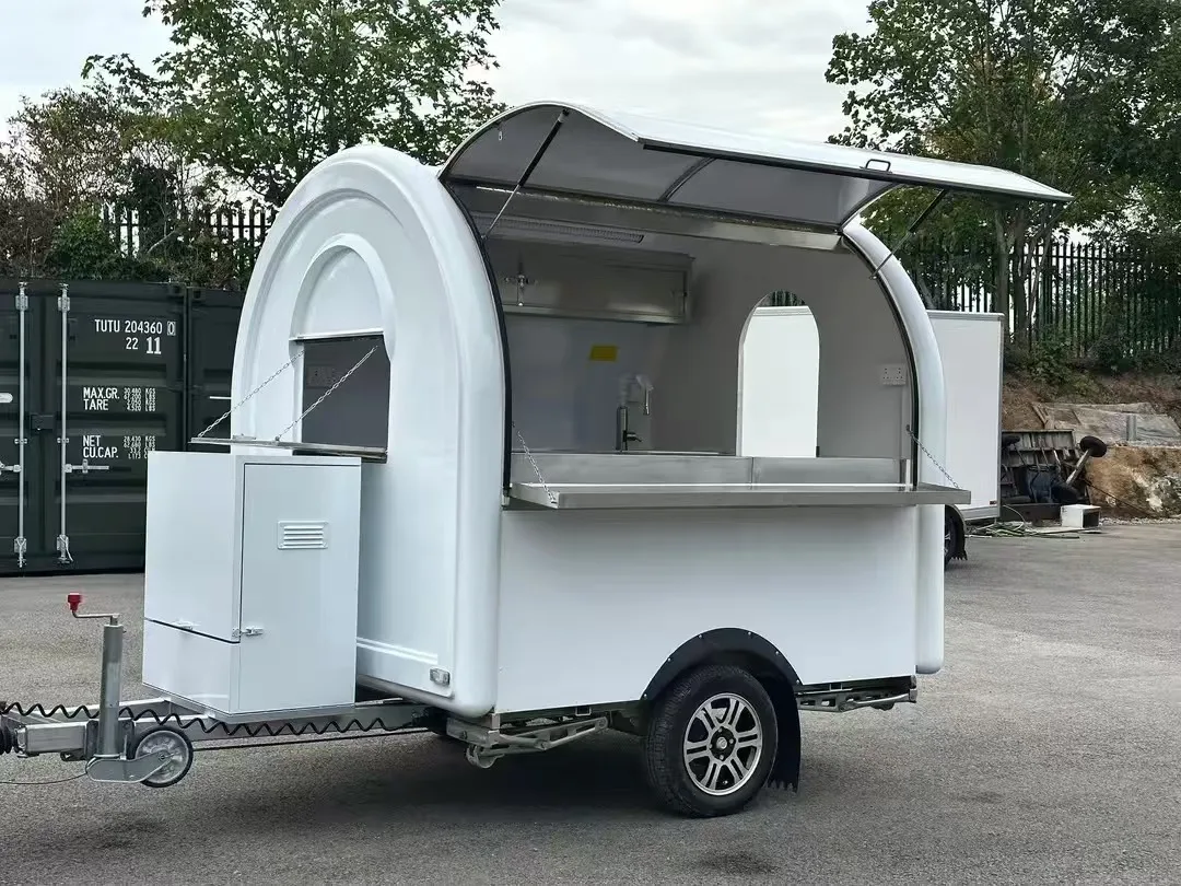 

Custom Mini Street Mobile Gelato Coffee Ice Cream Cart Small Hot Dog Pizza Snack Fast Food Truck Trailer for Sale in USA