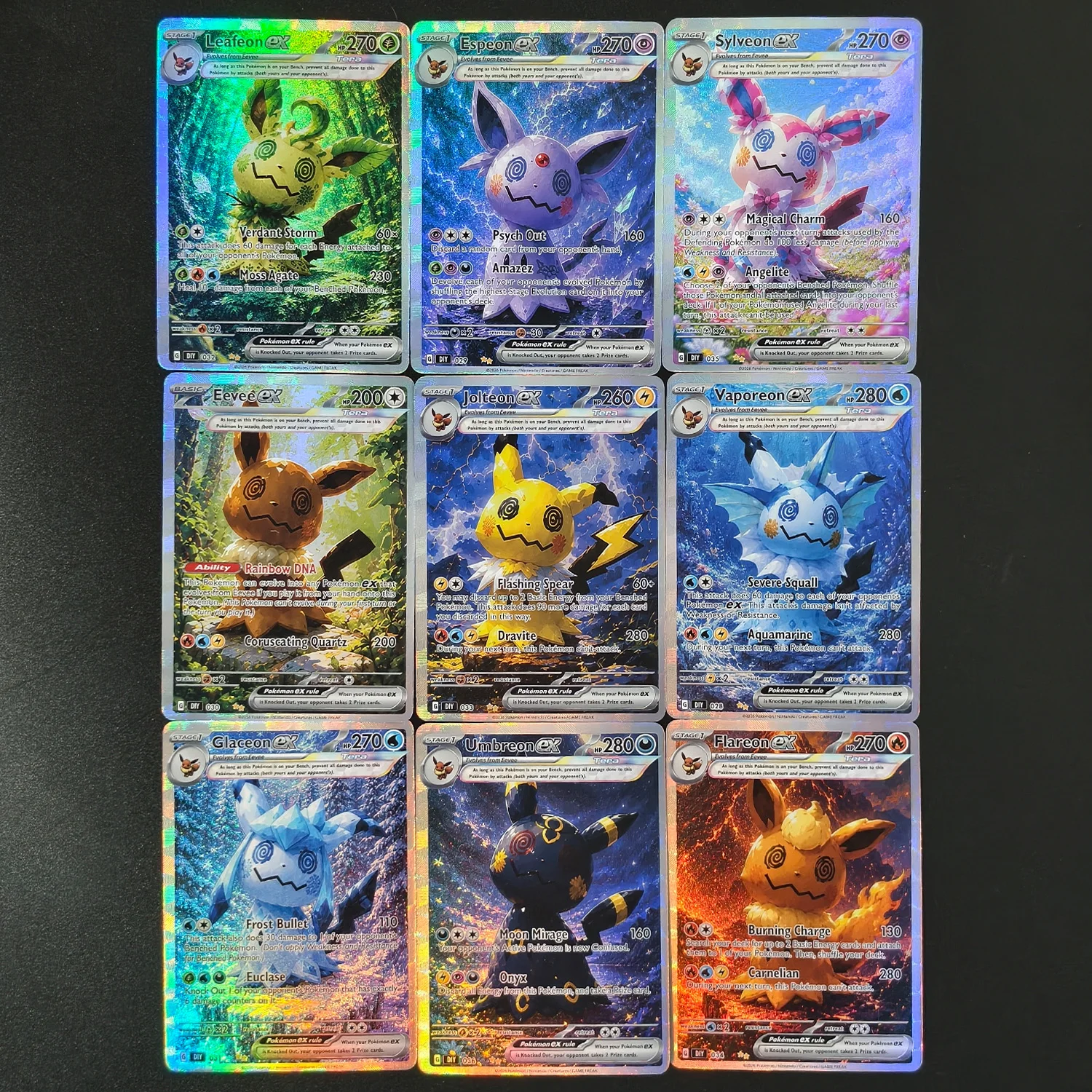 Zelfgemaakte Engelse Umbreon E - Board Game English recensie en prijs