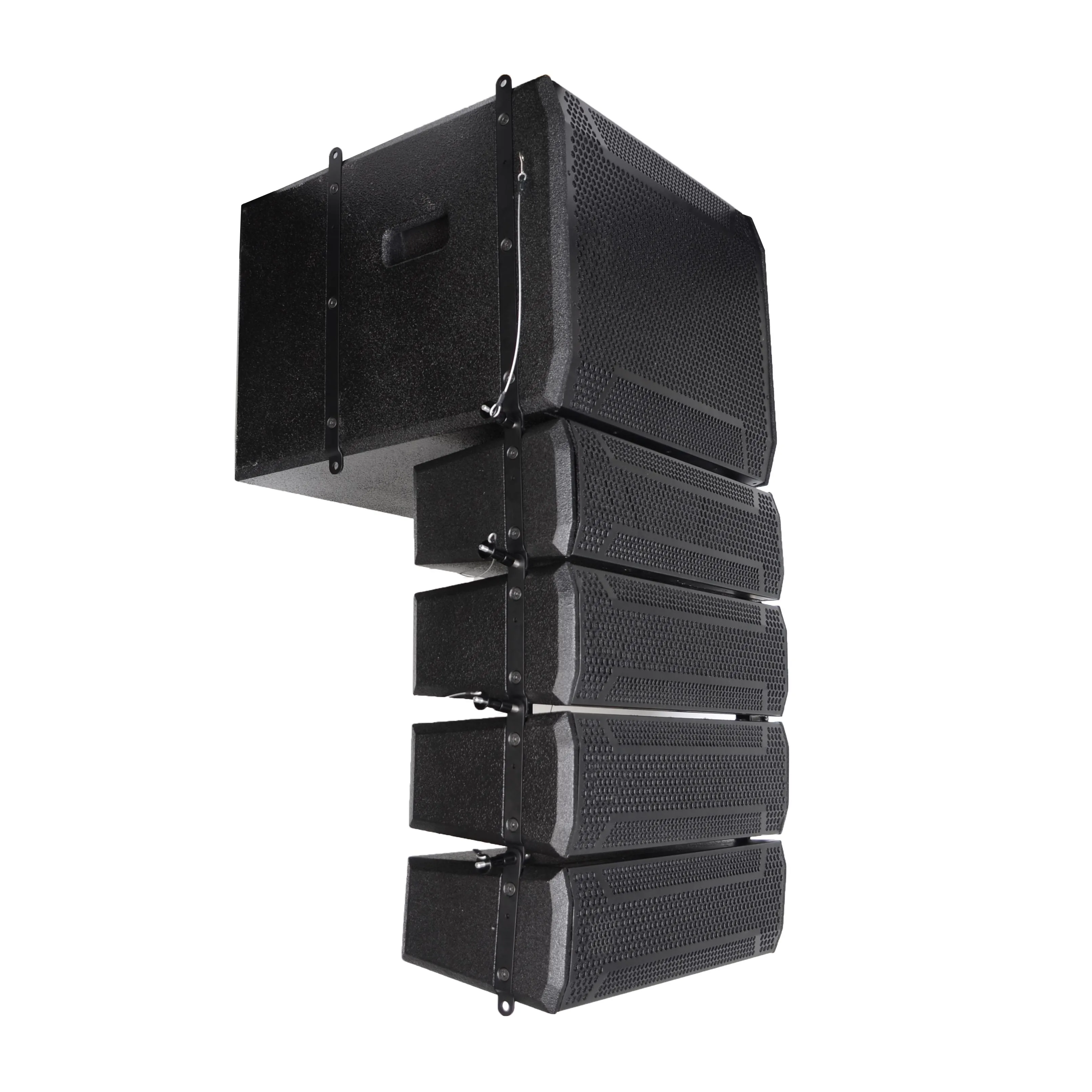 30pcs Accuracy Pro Audio LA615D 1400W Professional Outdoor Sound Box Power Speakers Active Line Array Speaker pa System