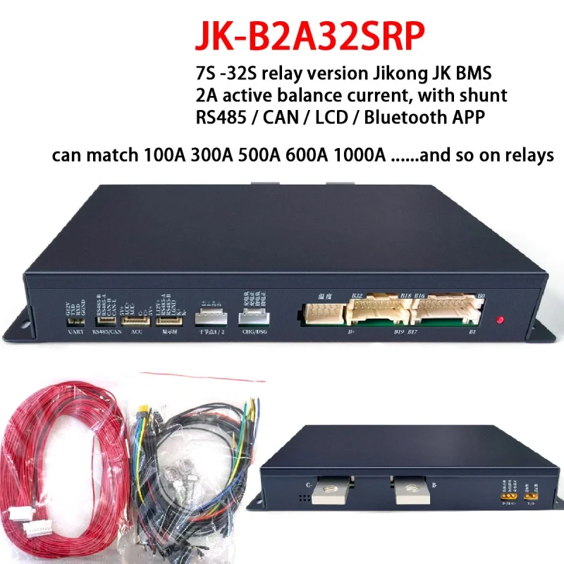 JIKONG 500A Smart BMS 8S 10S 13S 14S 16S 20S 24S 28S 30S RS485 CAN BUS NCM LTO Lifepo4 Lithium Battery BMS 24V 36V 48V 60V 72V view 2