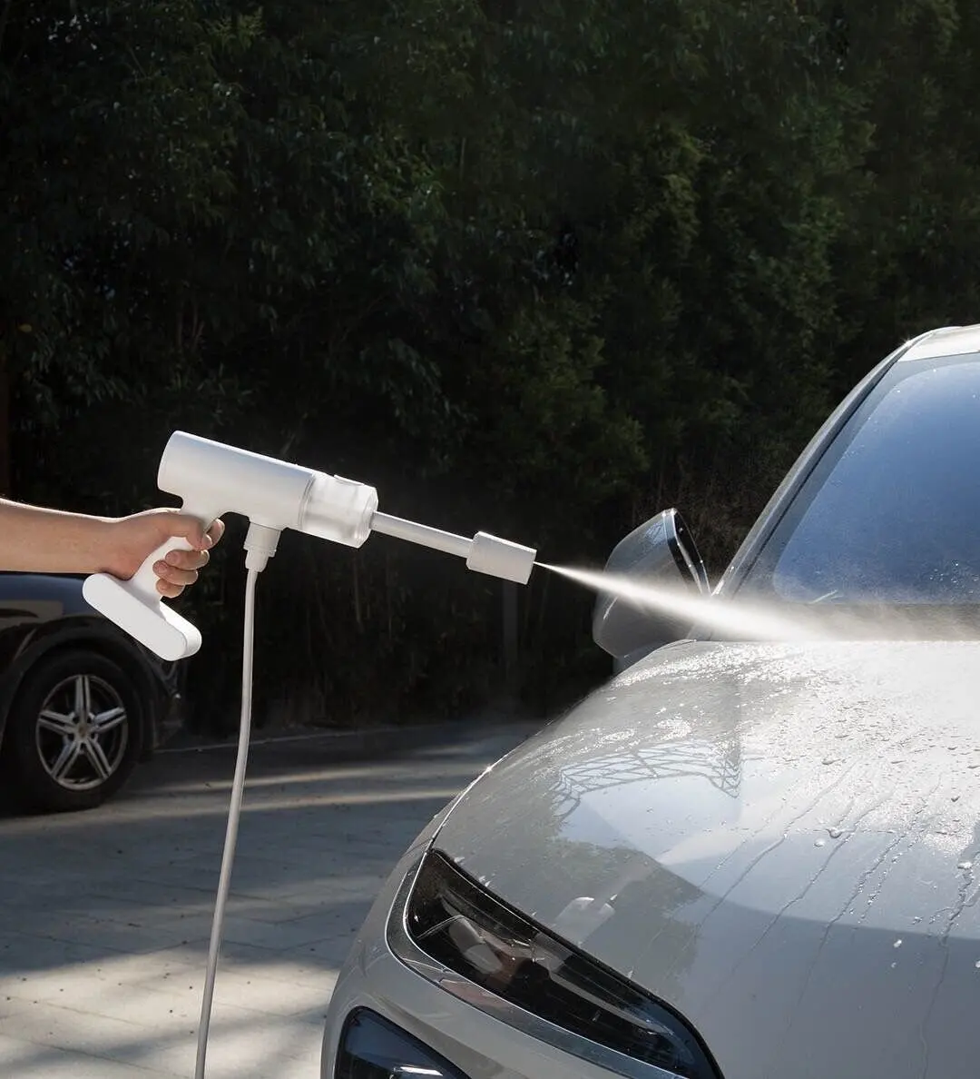 ใหม่ Xiaomi ไฟฟ้ารถเครื่องซักผ้า2.4MPA เครื่องฉีดน้ำแรงดันสูงหัวฉีดโฟมทำความสะอาดอัตโนมัติ Care ไร้สาย Protable รถล้าง