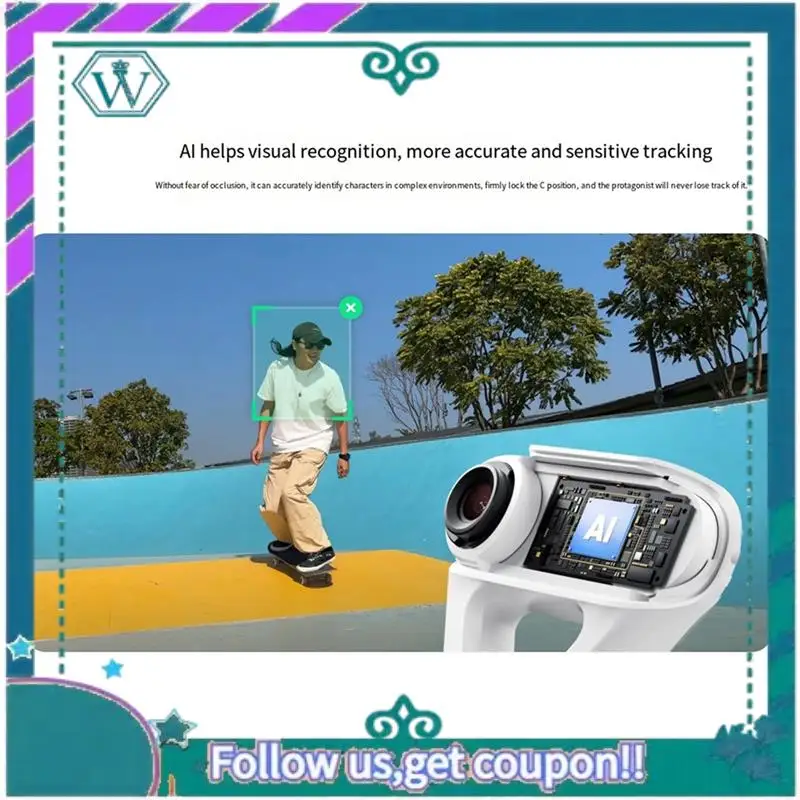 A75Q-Handheld Gimbal For Flow 2Pro AI Tracker Visual Recognition For Accessory