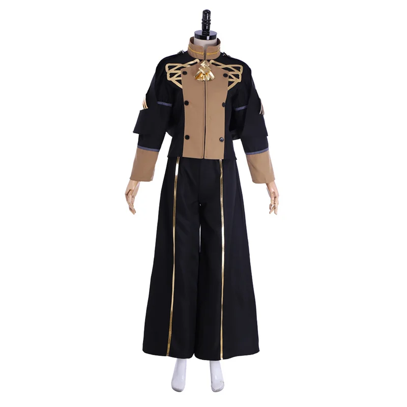 Fire Emblem Three Houses Linhardt Cosplay Costume Battle  Suit Halloween Carnival Outfits