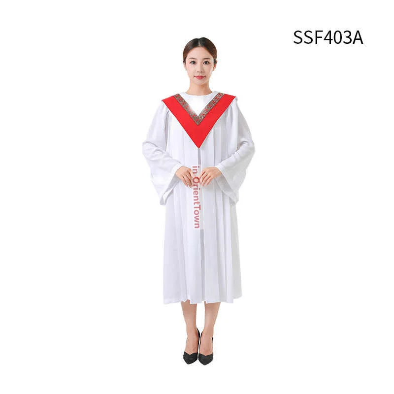 Hymn Gedicht Gewaad Prediker Heilig Kledingstuk Koor Verticale Kleding Rood Groen Paars Kleur Murphy Anthem Kerk Zingen Kostuum JT006