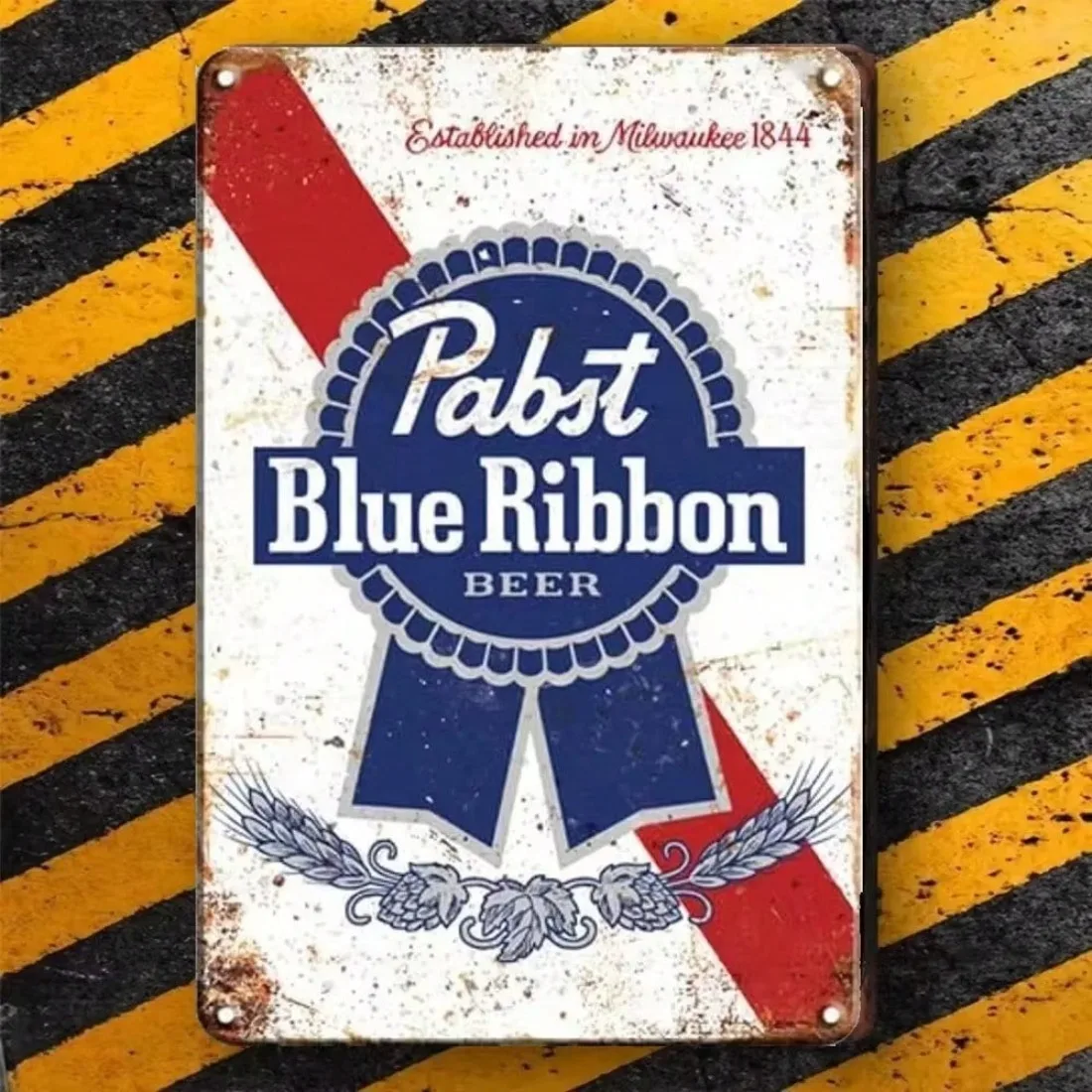 

Vintage Tin Sign For Bar Decor - Retro Metal Wall Art Home Pub Office